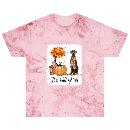 It's Fall Y all Great Dane Dog Lovers Thanksgiving Blast T Shirts