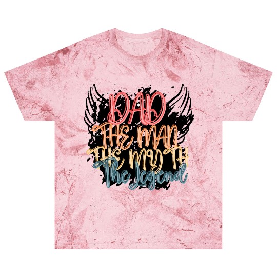Dad The Man The Myth The Legend Gift for Daddy Pop Blast T Shirts