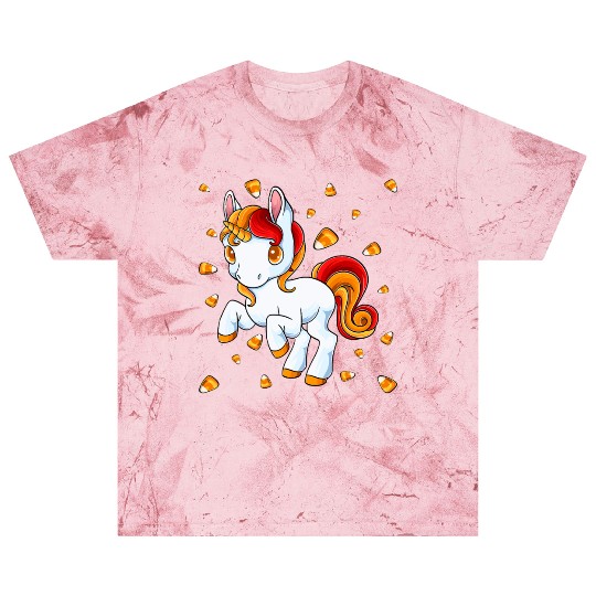 Halloween Unicorn Pony Candy Corn Halloween Blast T Shirts