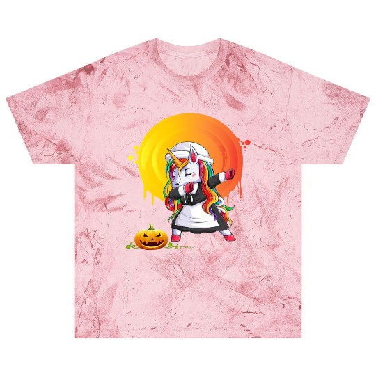 Halloween Unicorn Pony Magical Fantasy Dabbing Blast T Shirts