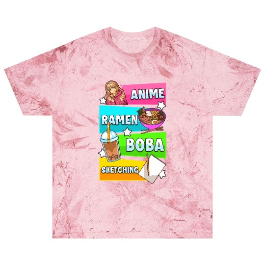 Anime Ramen Te Boba And Drawings Manga Japan Blast T Shirts