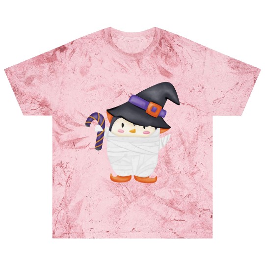 Halloween Penguin in a mummy costume Blast T Shirts