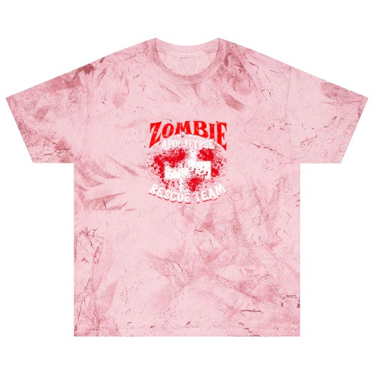 Zombie Apocalypse Rescue Team - trick or treat Blast T Shirts