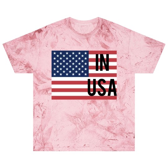 In USA flag Blast T Shirts