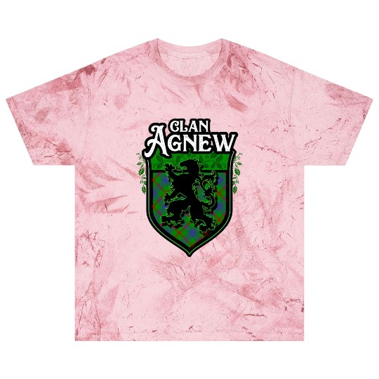 Clan Agnew Scottish Tartan Rampant Lion Celtic Blast T Shirts