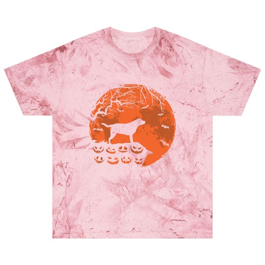 Labrador Retriever And Moon Halloween Dog Lover Blast T Shirts