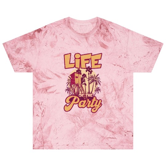 Life Of The Party Swim Swimming Pool Guard Blast T Shirts