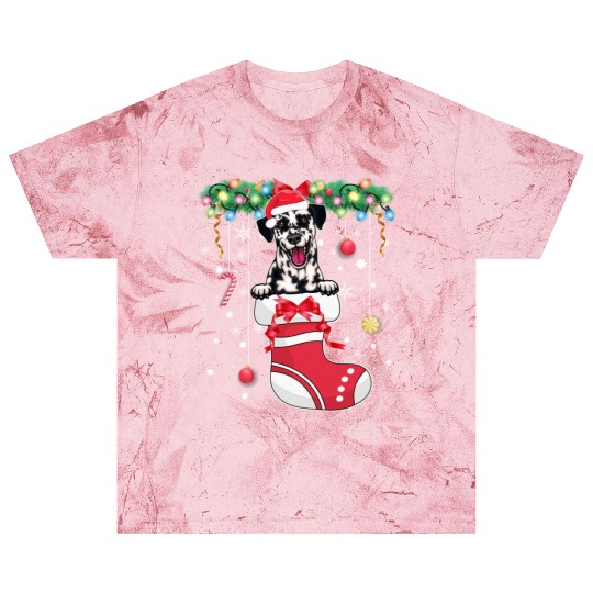 Dalmatian Dog Lover Christmas - Dog Christmas Stoc Blast T Shirts