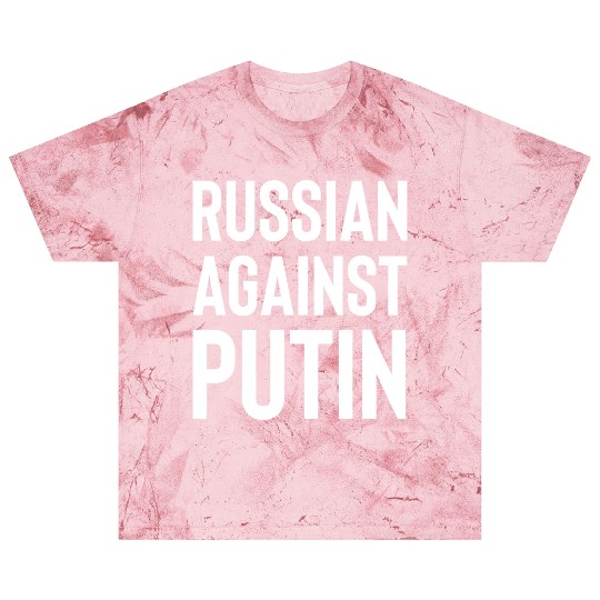Russian against Putin white Blast T Shirts