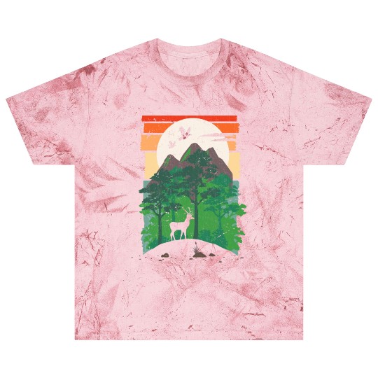 Deer Forest Outdoor Nature Animals Blast T Shirts