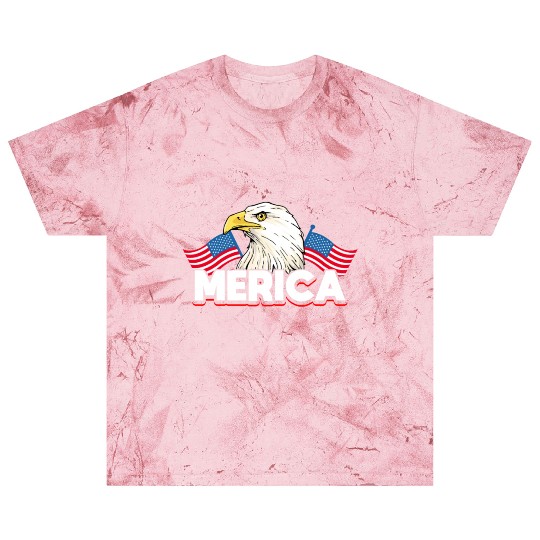 Merica Bald Eagle US Flag Independence Blast T Shirts