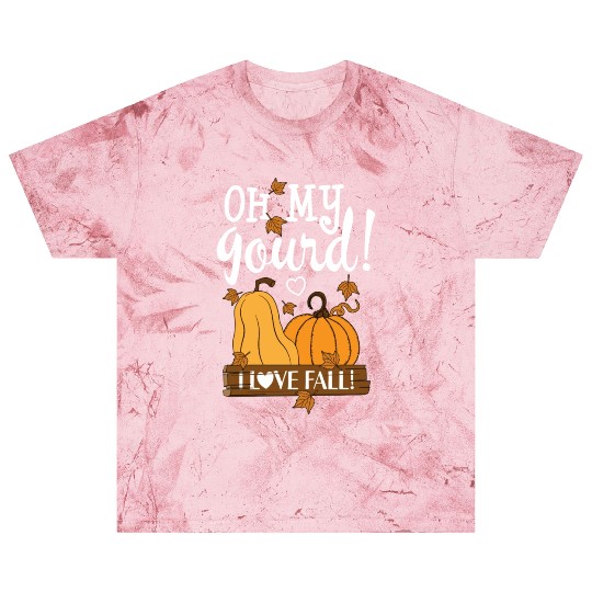 Fall Leaves Pumpkin Lovers Oh My Gourd I Love Fall Blast T Shirts