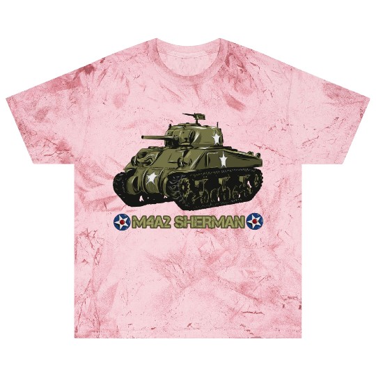 World War 2 American Tank M4A2 Sherman Blast T Shirts