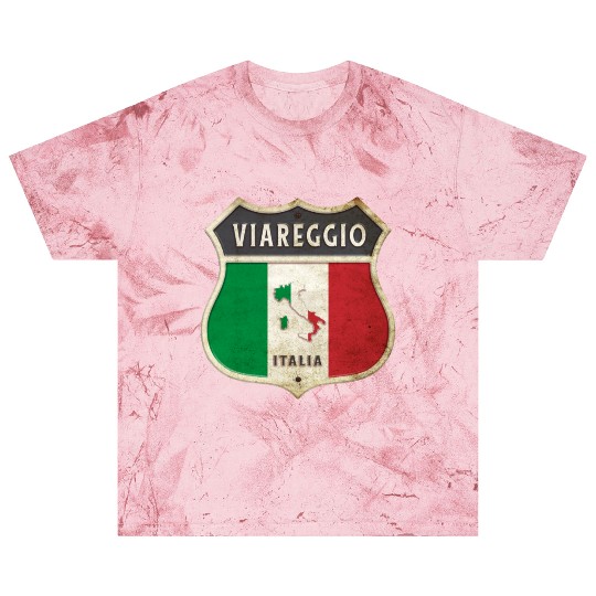 Viareggio Italy coat of arms flags design Blast T Shirts