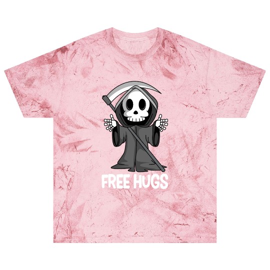 Free Hugs Grim Reaper Spooky Halloween Blast T Shirts