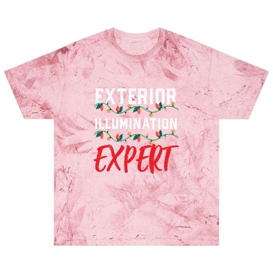 Funny Christmas Light Exterior Illumination Expert Blast T Shirts