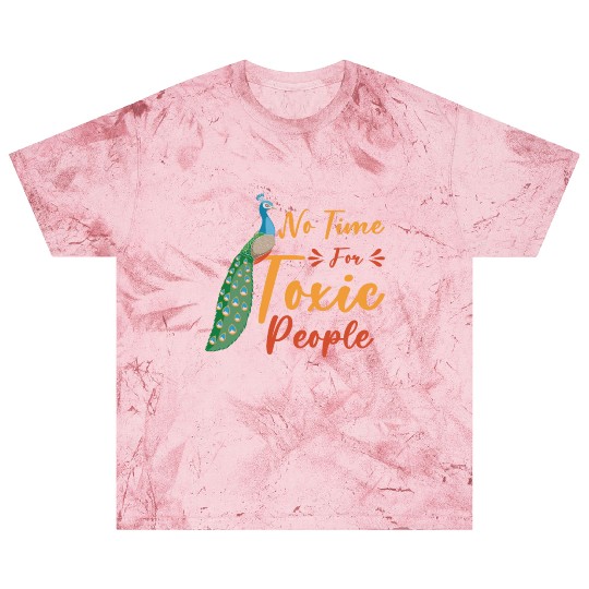 Peacock Positivity Peacock Fan Toxic People Nature Blast T Shirts