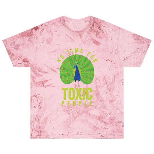 Peacock Positivity Peacock Fan Toxic People Nature Blast T Shirts