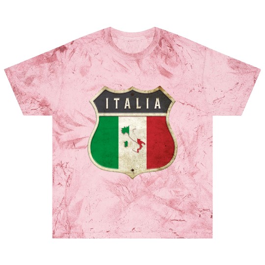 Italy coat of arms flags design Blast T Shirts
