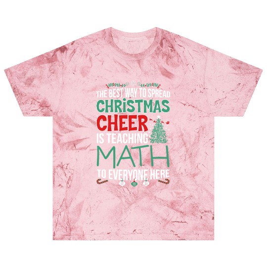 Math Teacher Christmas Cheer Blast T Shirts