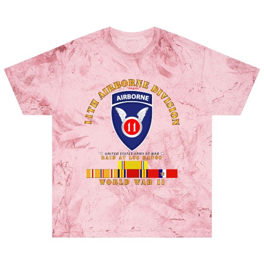 11th Airborne Division Raid at Los Baños WWII wPAC Blast T Shirts