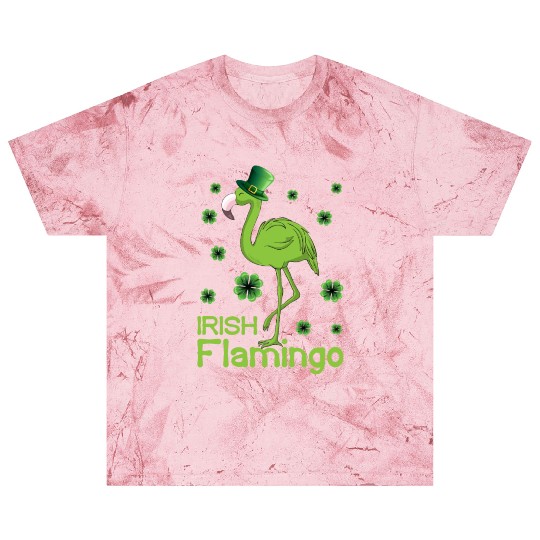 Irish Flamingo Lover Funny St Patricks Day Blast T Shirts
