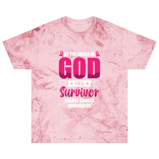 By The Grace Of God I'm A Breast Cancer Survivor Blast T Shirts