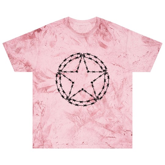 Barbed Wire US Star Blast T Shirts