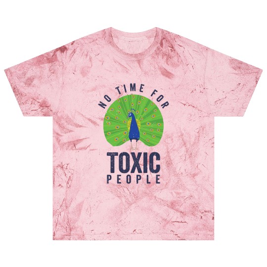 Peacock Positivity Peacock Fan Toxic People Nature Blast T Shirts