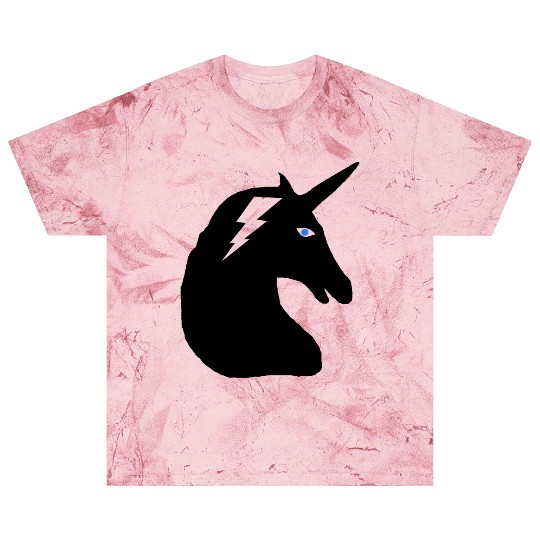 Unicorn Head Lightning bolt Blast T Shirts