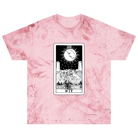 WTF - The Moon Tarot Card Blast T Shirts