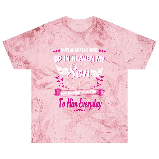 My Son Forever My Angel Sympathy In Loving Memory Blast T Shirts