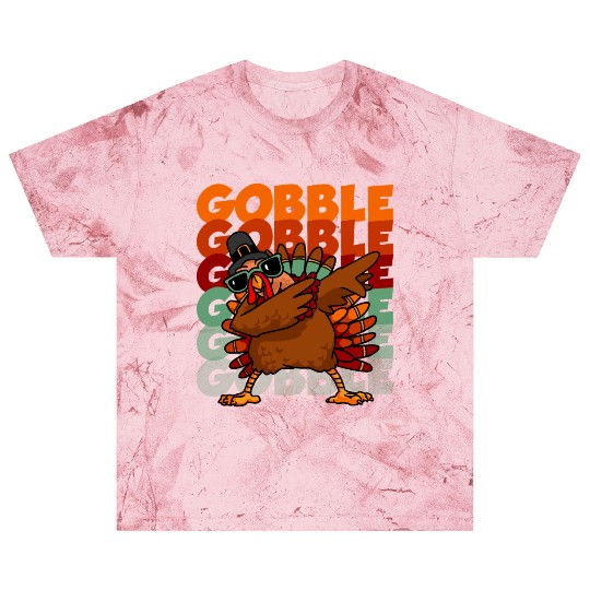 Dabbing Turkey Thanksgiving Gobble Gobble Yall Blast T Shirts