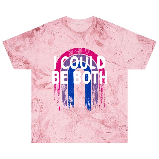 I Could Be Both Bisexual LGBTQ Bi Pride Pansexual Blast T Shirts