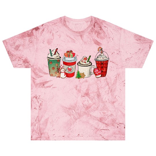 Merry Christmas Coffee Snowman Latte Peppermint Blast T Shirts