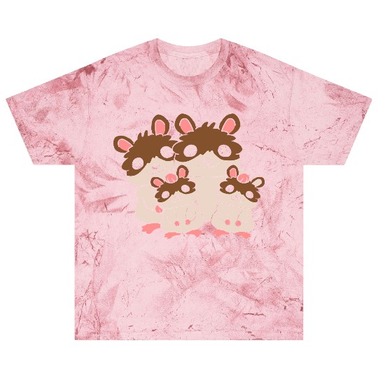 Friendly hamster family kids Blast T Shirts