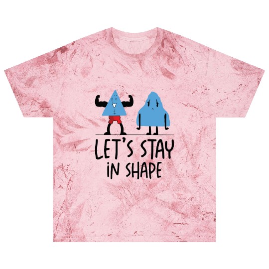 Gym Cute Motivational Geometric Shapes Working Out Blast T Shirts