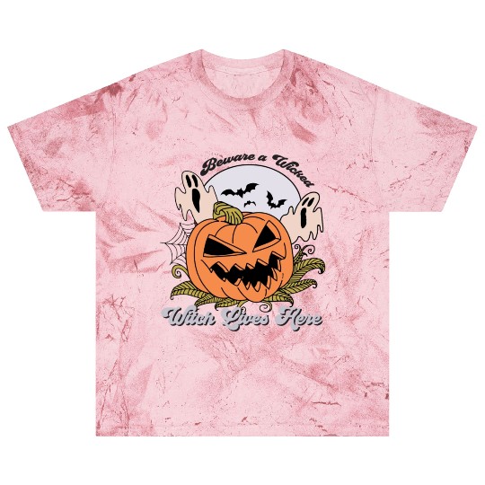 Beware a Wicked Witch Lives Here Blast T Shirts