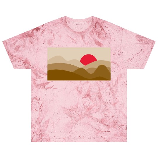 Minimalist Sun Copper Brown Blast T Shirts