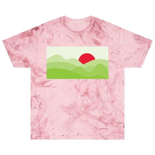 Minimalist Sun Light Green Blast T Shirts