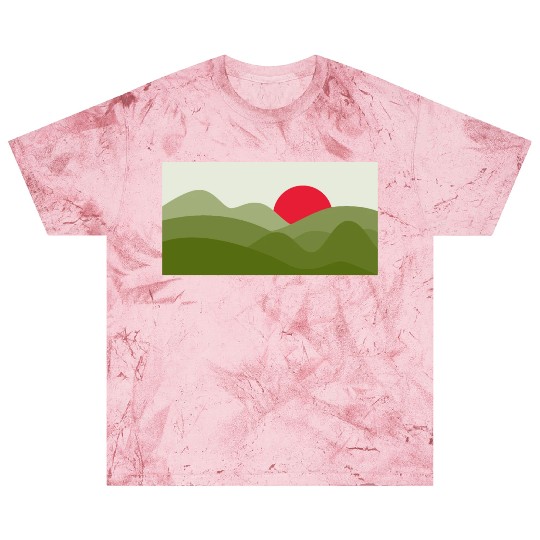 Minimalist Sun Pickle Green Blast T Shirts