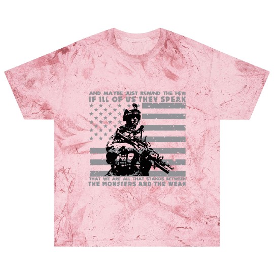 The Monsters And The Weak US Army Veteran Blast T Shirts
