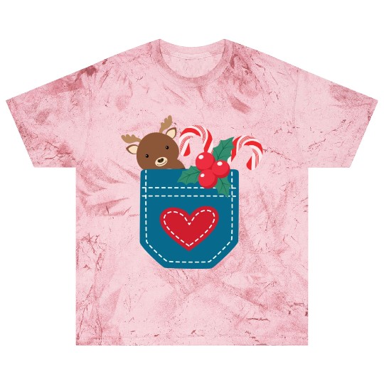Christmas moose peppermint pocket Blast T Shirts