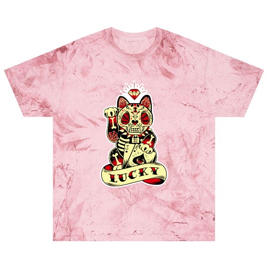 lucky cat Skull Candy Blast T Shirts