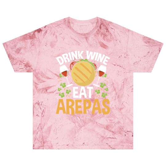 Arepas Lover Wine Drinking Hispanic Heritage Month Blast T Shirts