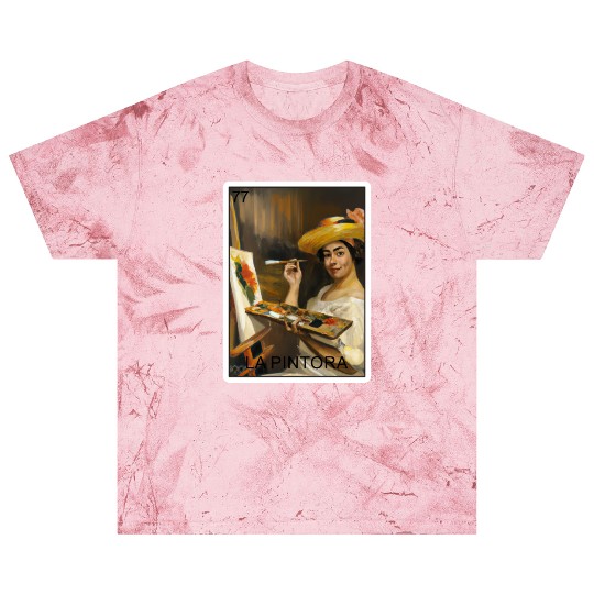 La Pintora The Painter Card Mexican Lottery Card Blast T Shirts