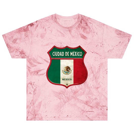 Mexico city coat of arms design Blast T Shirts
