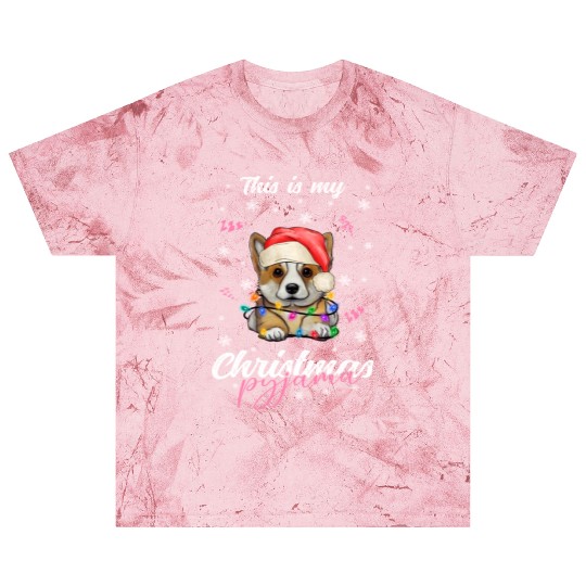 Winter Christmas Pyjama Corgi Blast T Shirts