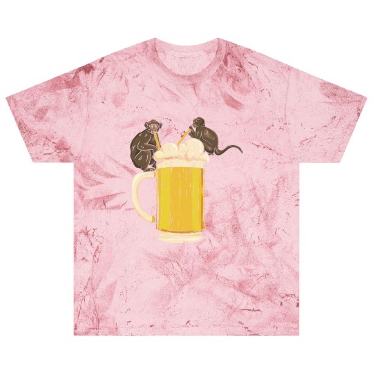 Monkeys with Beer Orangutan Monkey Funny Monkey Blast T Shirts