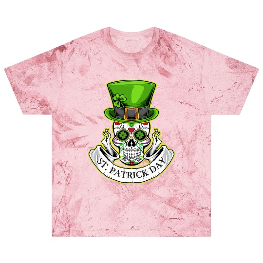 Sugar Skull | St Patrick Day | Lucky Charm Irish Blast T Shirts